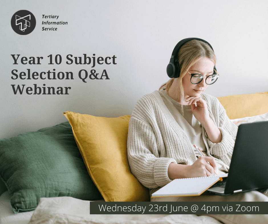 Year 10 Subject Selection Q&A Webinar Photo